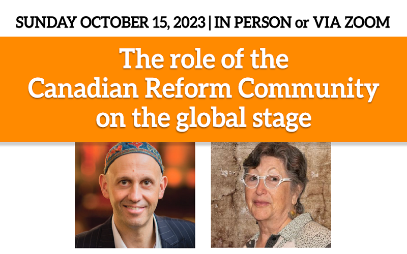 The Role of the Canadian Reform Community on the Global Stage