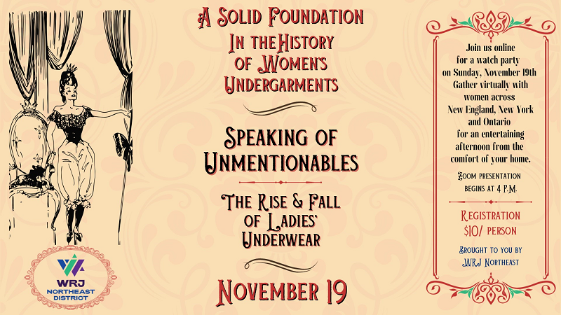 Speaking of Unmentionables: The Rise and Fall of Ladies' Underwear – Holy  Blossom Temple